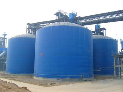 八公山水泥钢板库改造